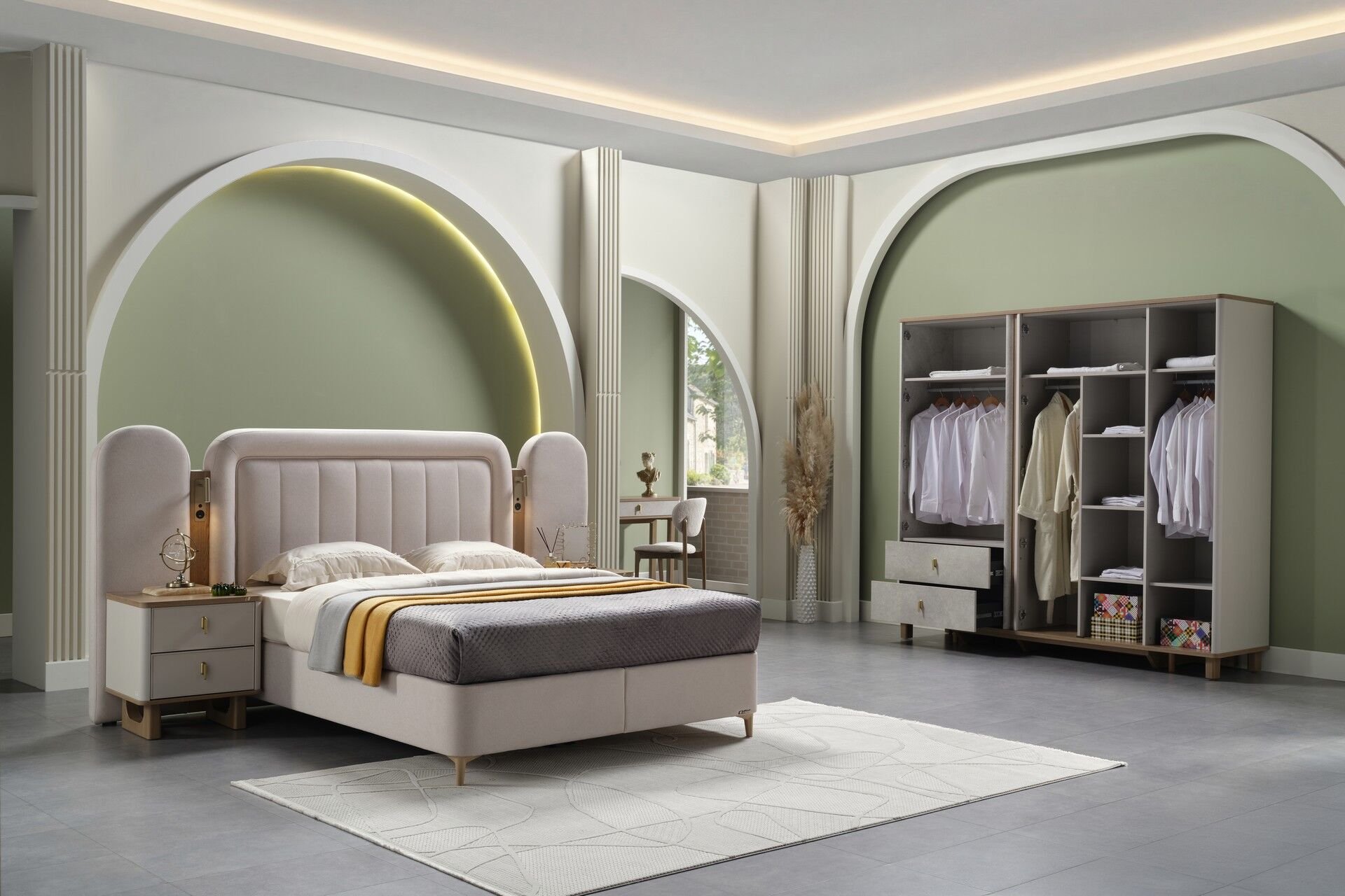 Destina 5 Kapaklı Dolap