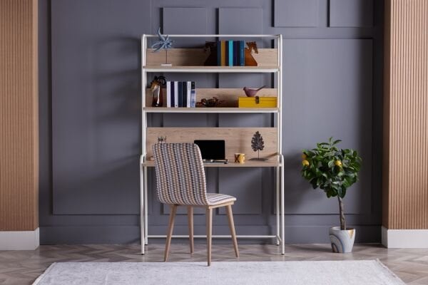 Dolce Table with Bookcase