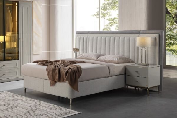 Oreo Düz Baza 100X200 - Mitra Bej - Medium (26 Cm)
