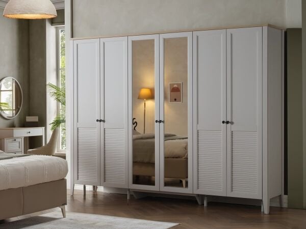 Fiona 6 Door Wardrobe