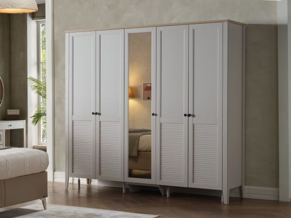 Fiona 5 Door Wardrobe