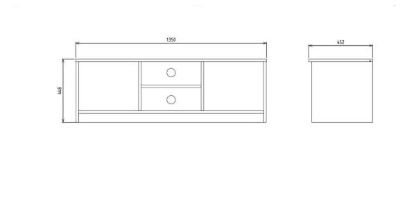 Smart TV Stand - Cream