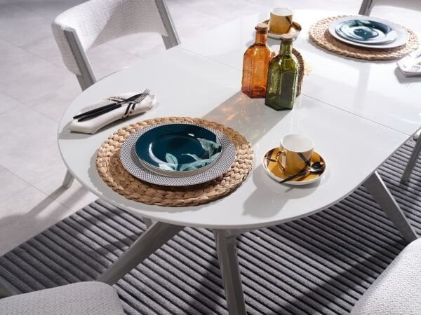 Ares Açılır Mutfak Masası - Bej Ayak