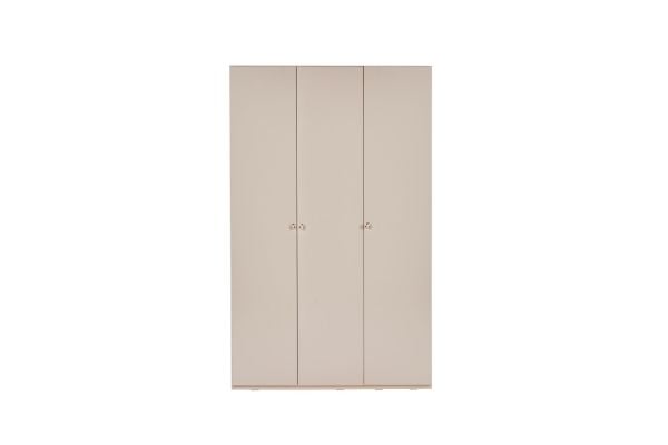 Smart 3 Door Wardrobe - Cream