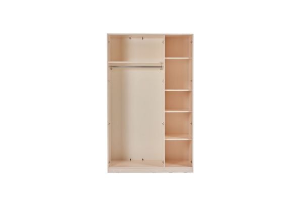 Smart 3 Door Wardrobe - Cream