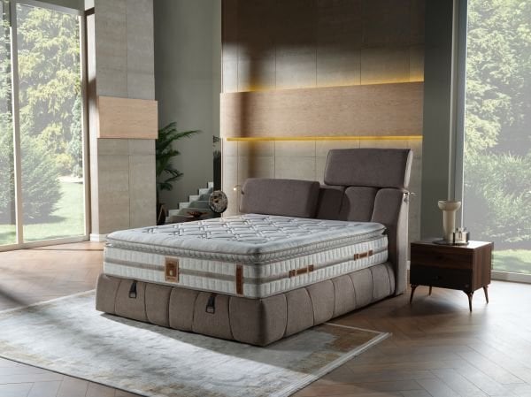 Clima Wool Prime Mattress, Base and Headboard Set