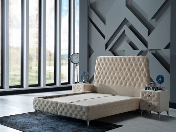 Royal Exclusive Yatak Baza ve Başlık Seti