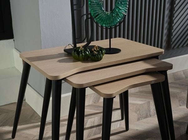 Cross 3'lü Zigon Sehpa
