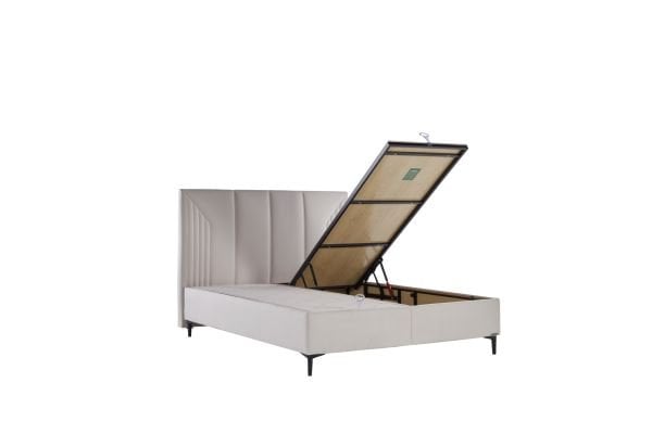 Alfa Düz Baza 120X200 - Allure Krem - Large (29 Cm)