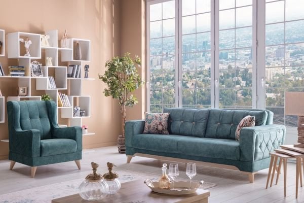 Elizya Koltuk Takımı Yeşil