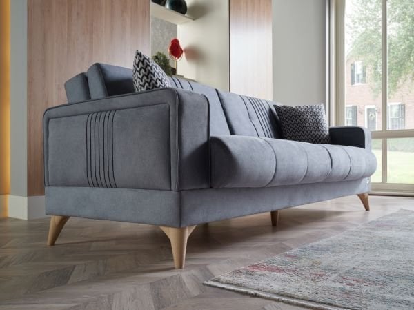 Elizya S Koltuk Takımı Gri