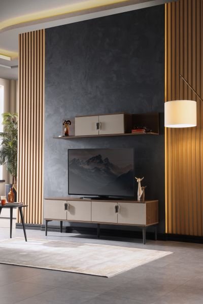 Cansas Dolaplı Duvar Rafı