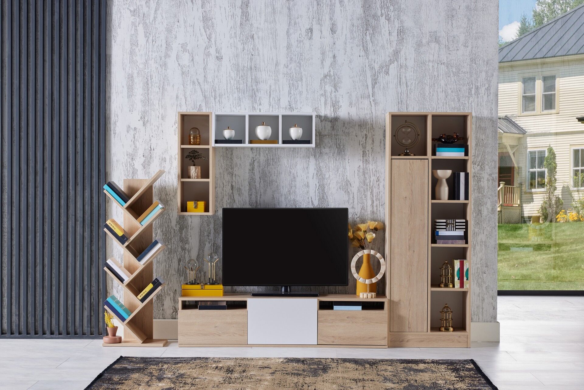 Moby TV Unit Oak