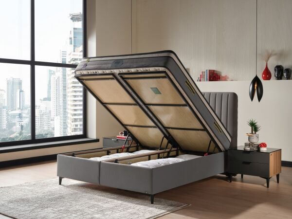 Alfa Düz Baza 200X200 - Antrasit - Large (29 Cm)