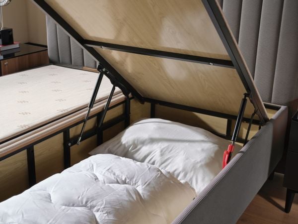 Alfa Düz Baza 120X200 - Antrasit - Large (29 Cm)