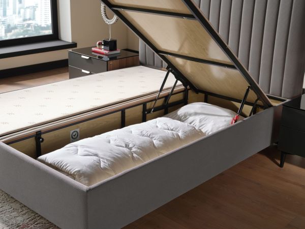 Alfa Düz Baza 120X200 - Antrasit - Large (29 Cm)