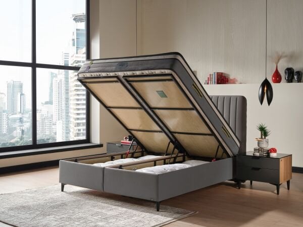 Alfa Düz Baza 150X200 - Antrasit - Large (29 Cm)