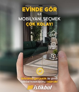 “Evinde Gör” uygulaması sayesinde mobilya seçimi artık çok daha kolay. Dilediğiniz ürünü evinizde sanal olarak yerleştirerek en doğru tercihi yapın.