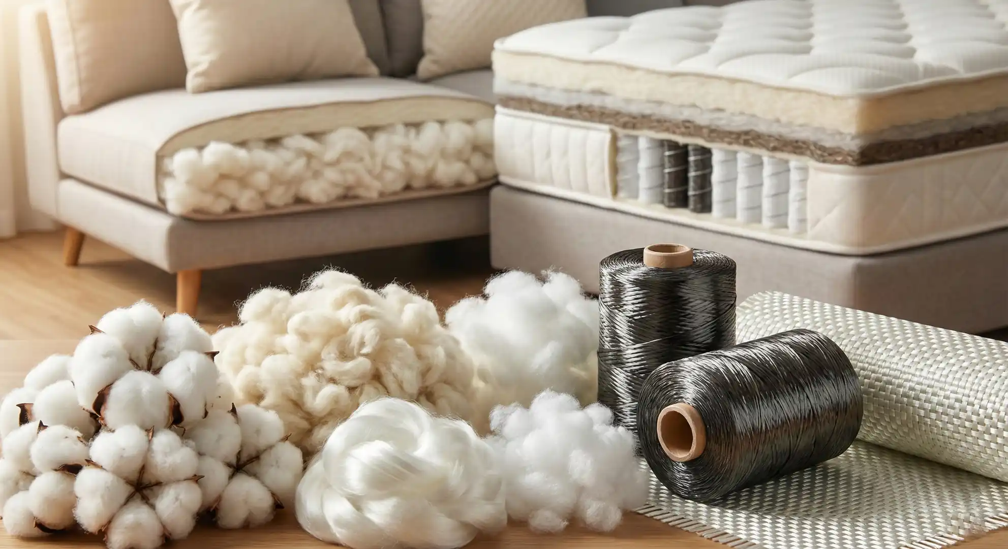 Mobilya ve Yatak Üretiminde Elyaf Kullanımı
